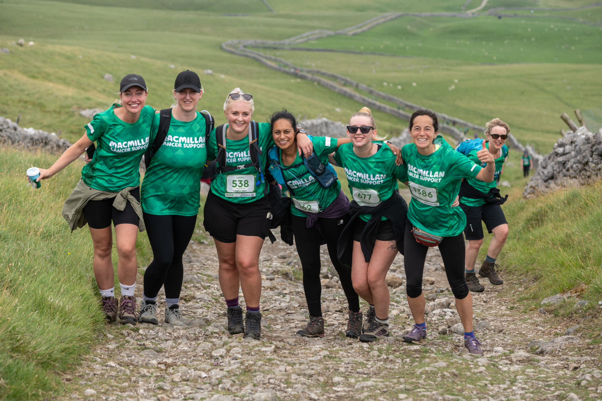 Hike through the heart of the Yorkshire Dales, with its rolling green hills, drystone walls, and the iconic Malham Cove, to support people living with cancer.