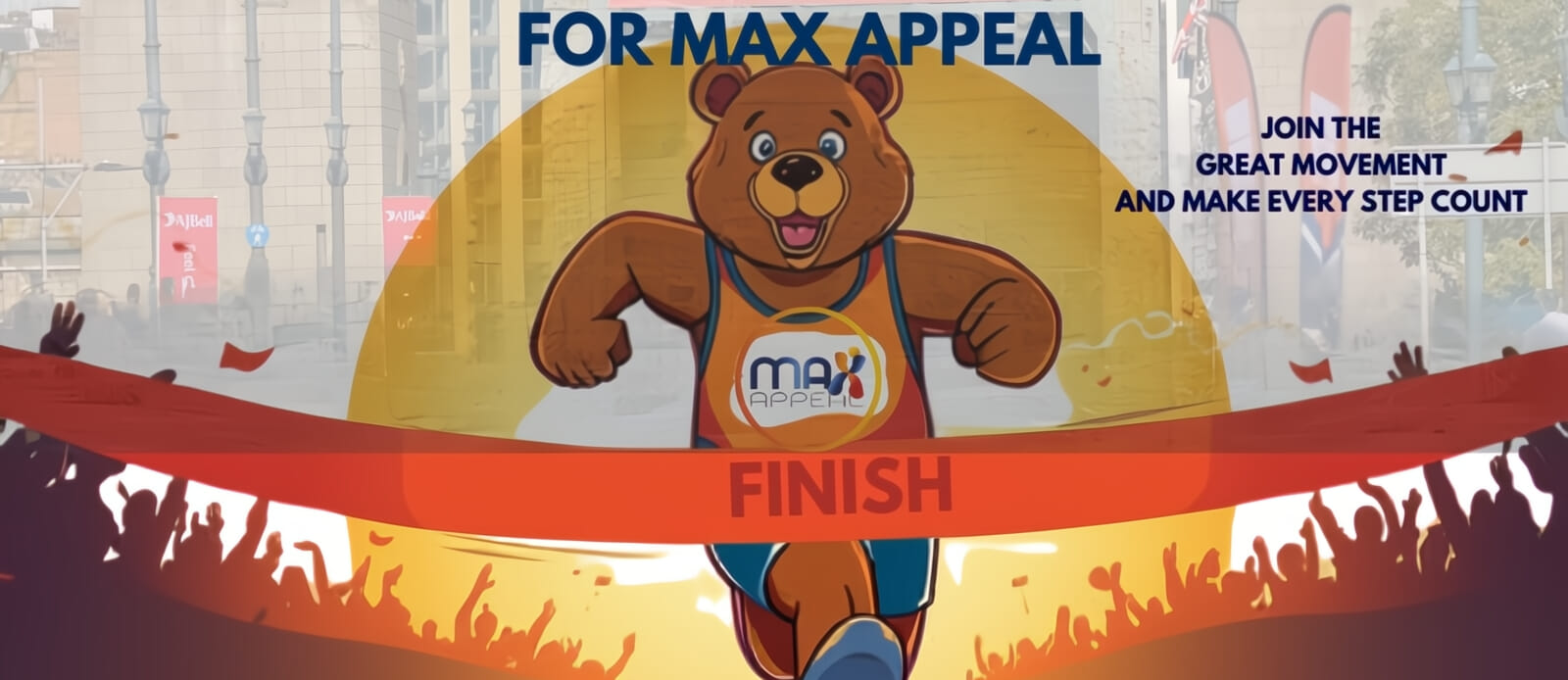 Max Appeal charity places in Max Appeal
