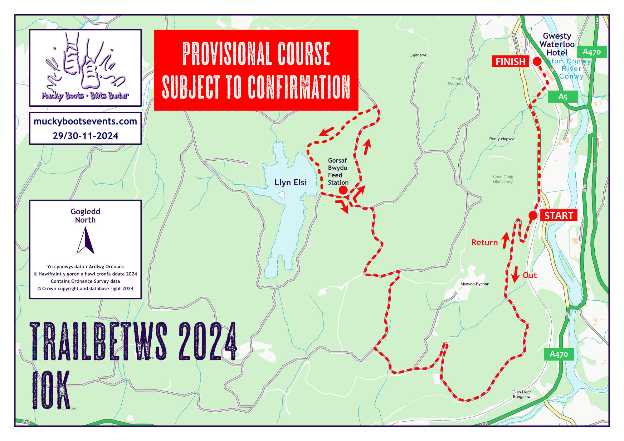 Betws-y-coed Trail Challenge | 10K | Sat 30 Nov 2024 | TimeOutdoors