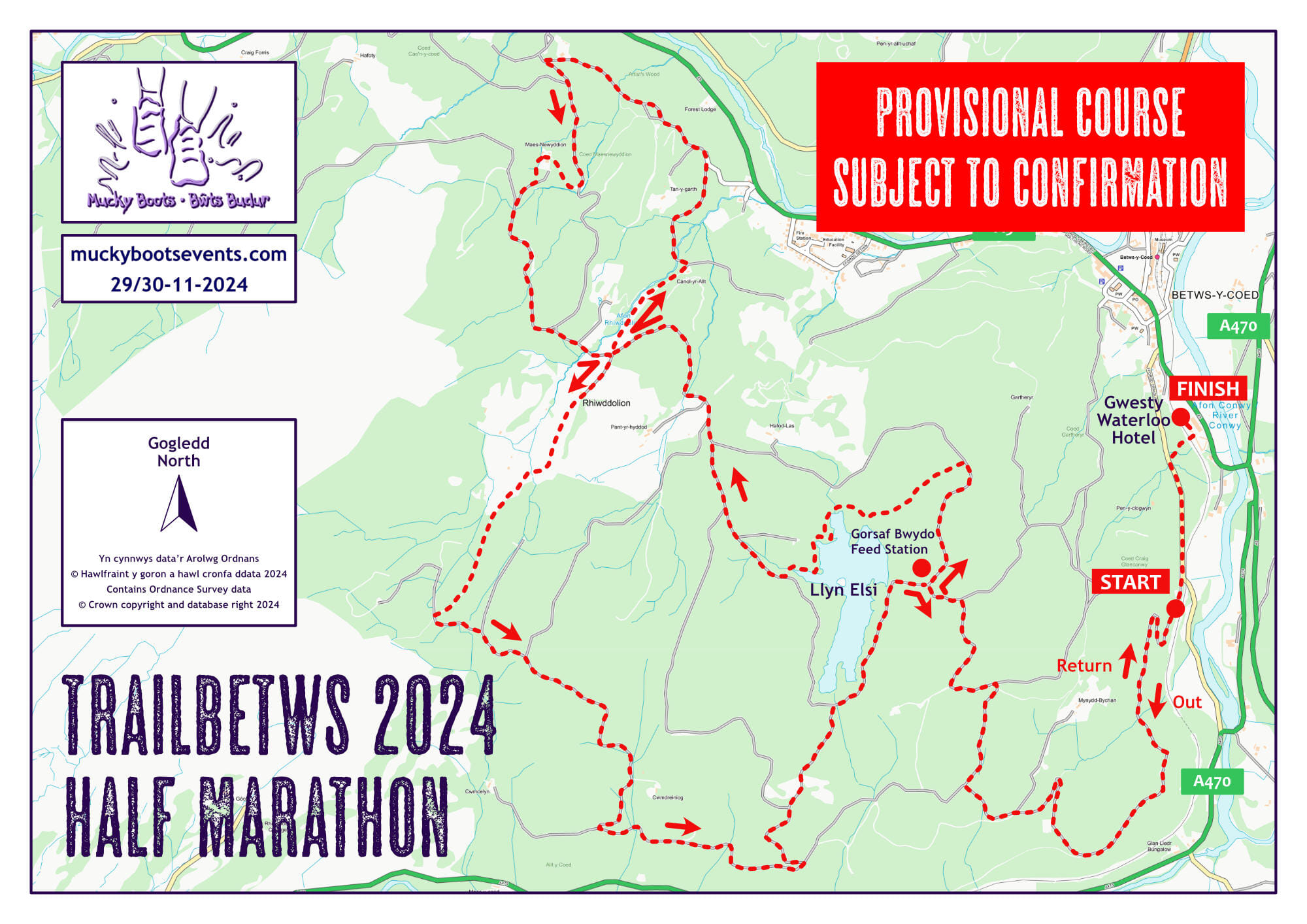 Betws-y-coed Trail Challenge | Half Marathon | Sat 30 Nov 2024 ...