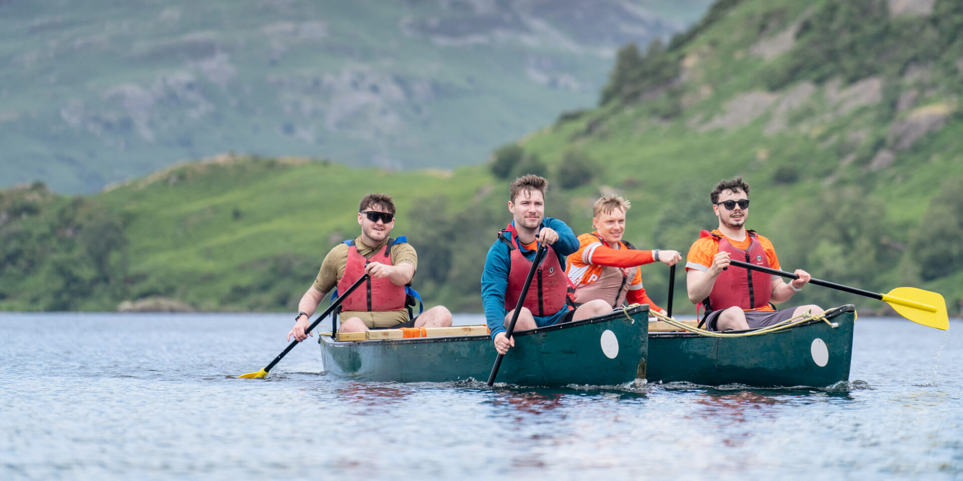 Grab a teammate and head to the Lake District to Pedal, Paddle, Peak and Party on this full-day, multi-activity challenge.