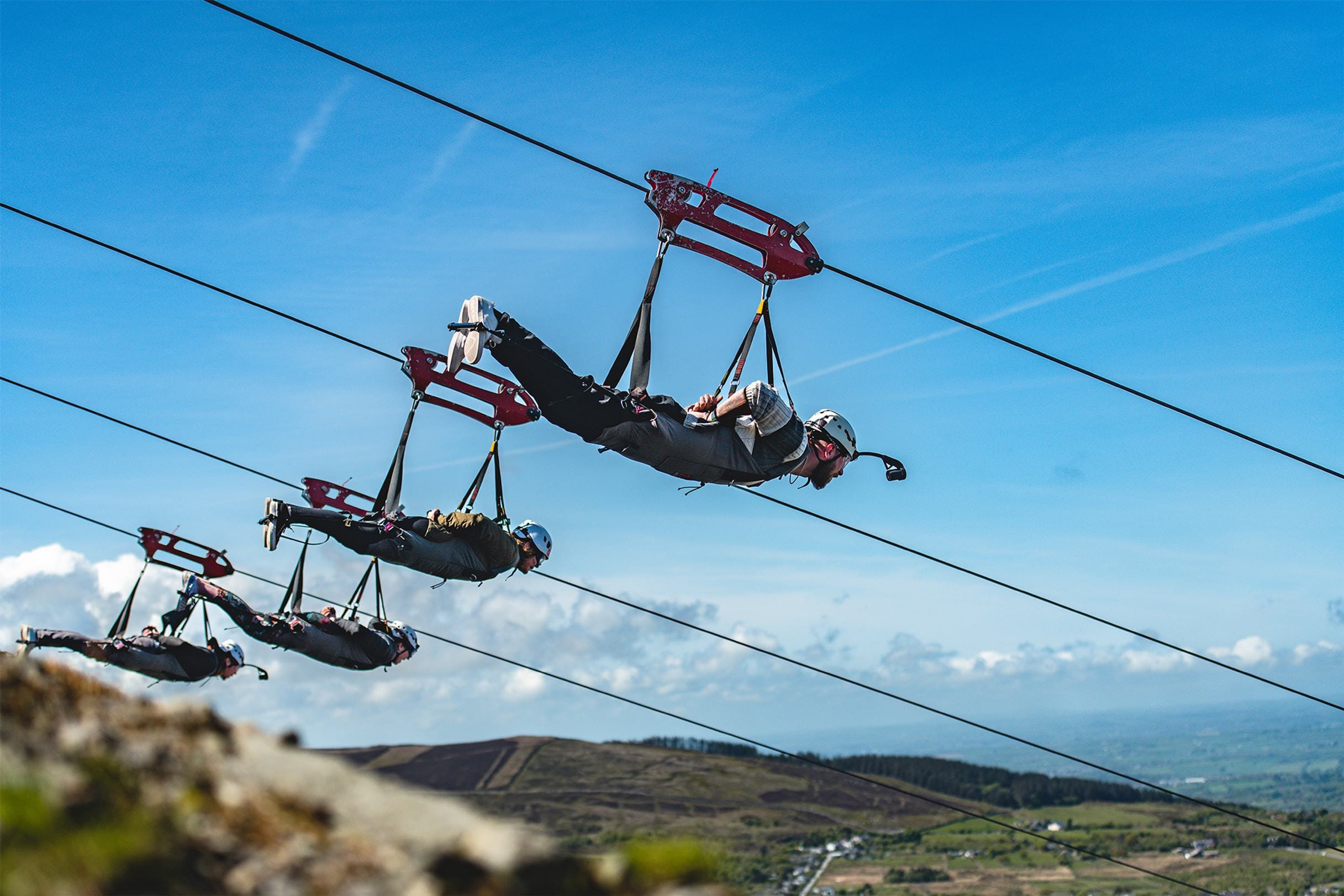 Soar up to 100mph on the world’s fastest zip line on an adventure combining adrenaline, breathtaking views, and rich Welsh heritage - all for a great cause.