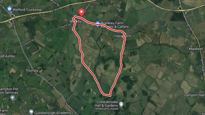 10K route map