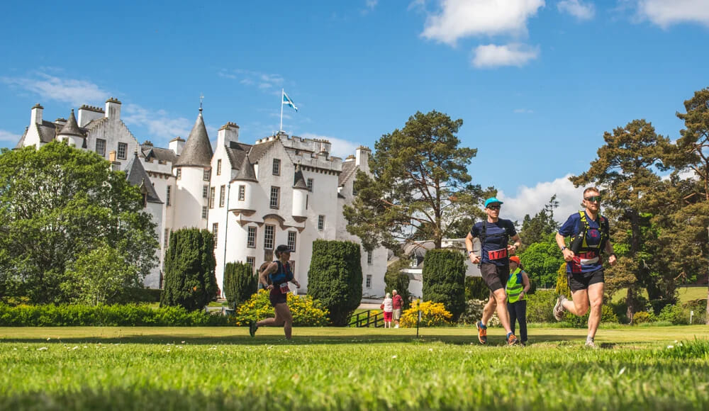 A weekend of inclusive trail races, camping, festival vibes, yoga workshops, guided runs, live music and outdoor cinema, all based in the grounds of the iconic Blair Castle in the Cairngorms.