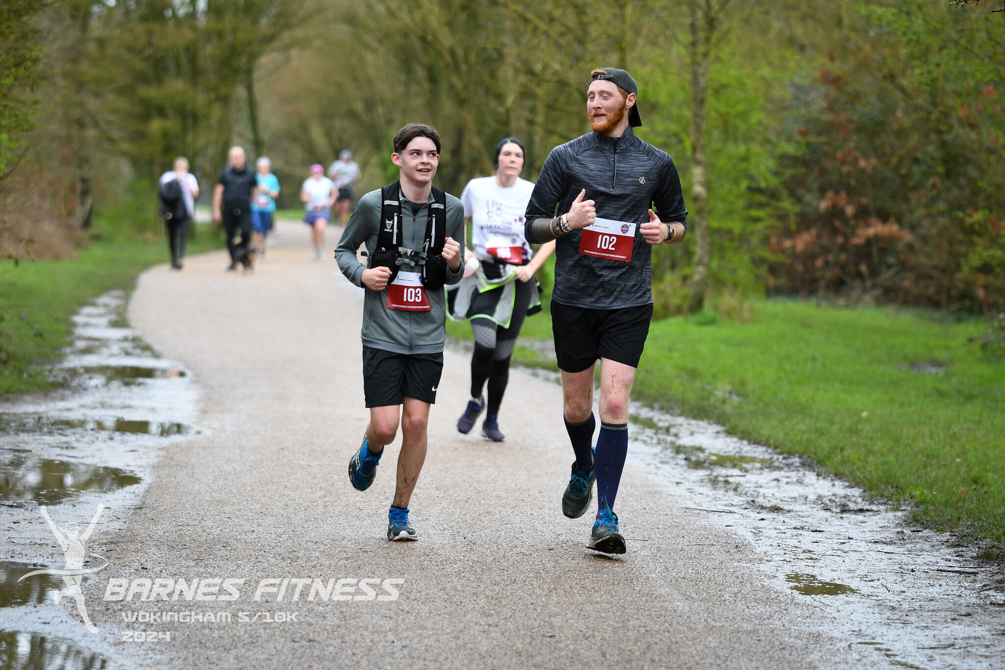 A flat, multi-terrain course with gorgeous lake views and wildlife to spot enroute with amazingly friendly and supportive marshals to keep you smiling.