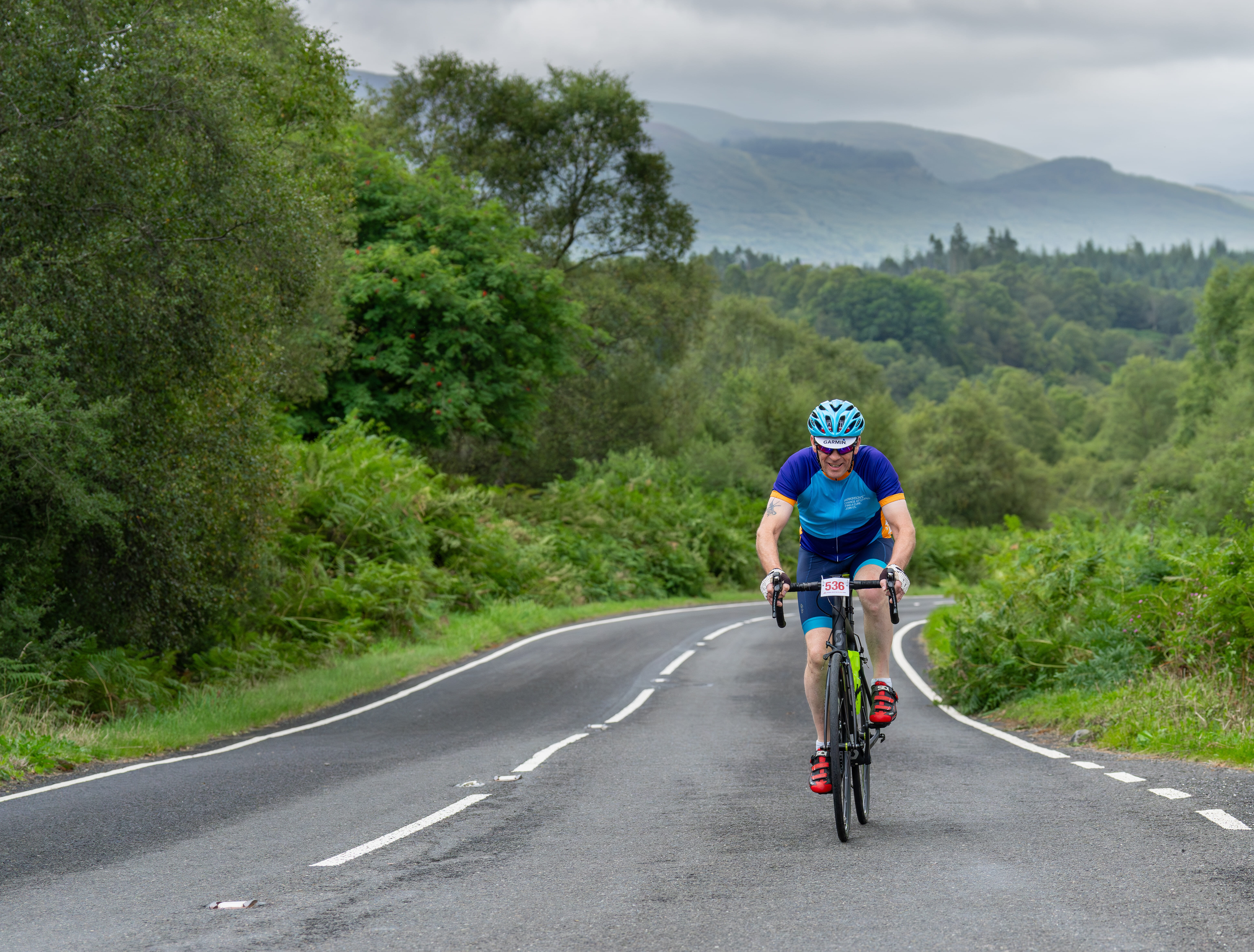 The intermediate route of Pedal Trossachs, exploring Flanders Moss, passing the Lake of Menteith into Fintry, before ascending to the Carron Valley Reservoir.