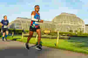 Run 'The world's most scenic marathon' through London's greenest borough including Richmond Bridge and the Tow Path. Start inside the Kew Gardens with family fun music festival to finish!