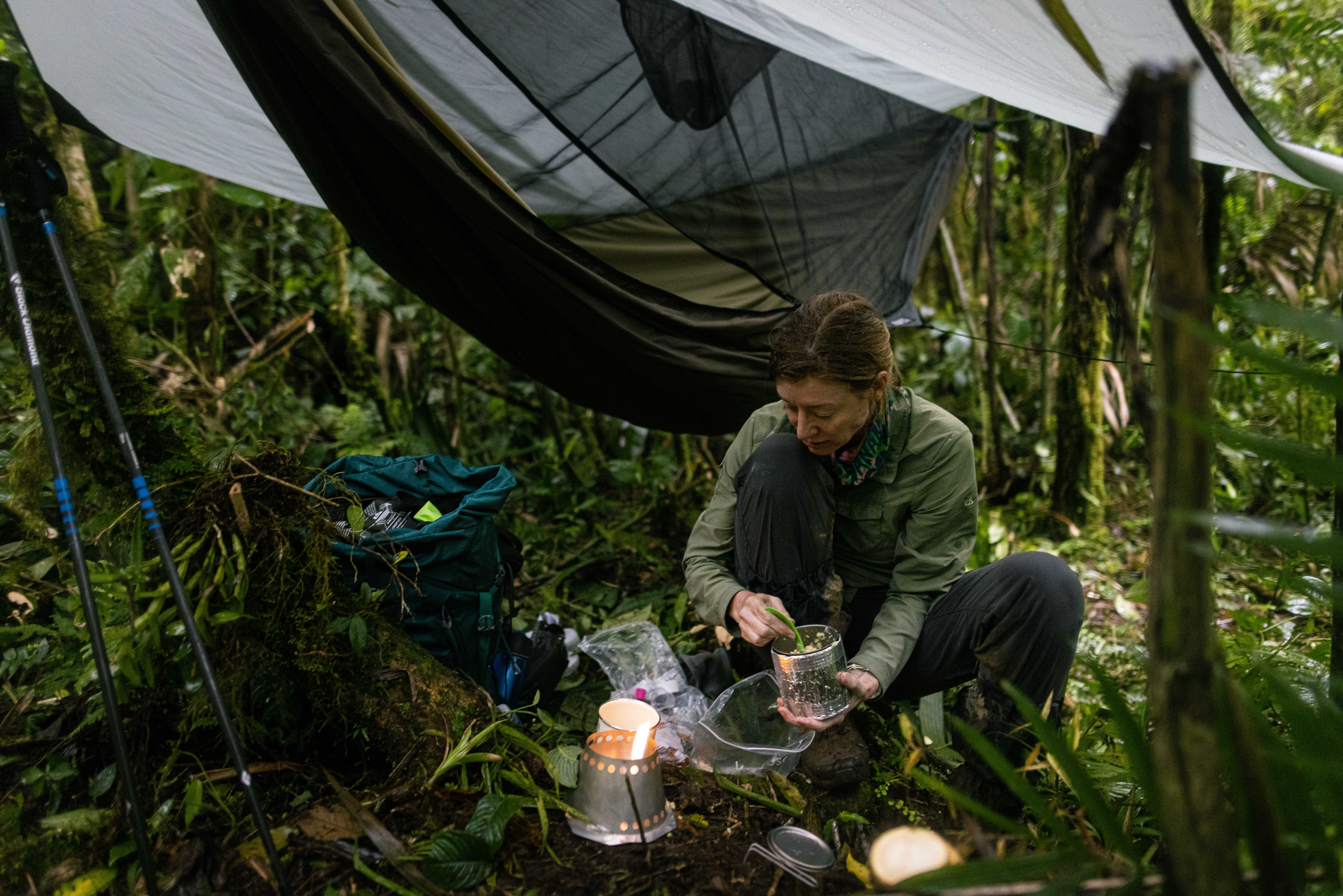 Self-supported section