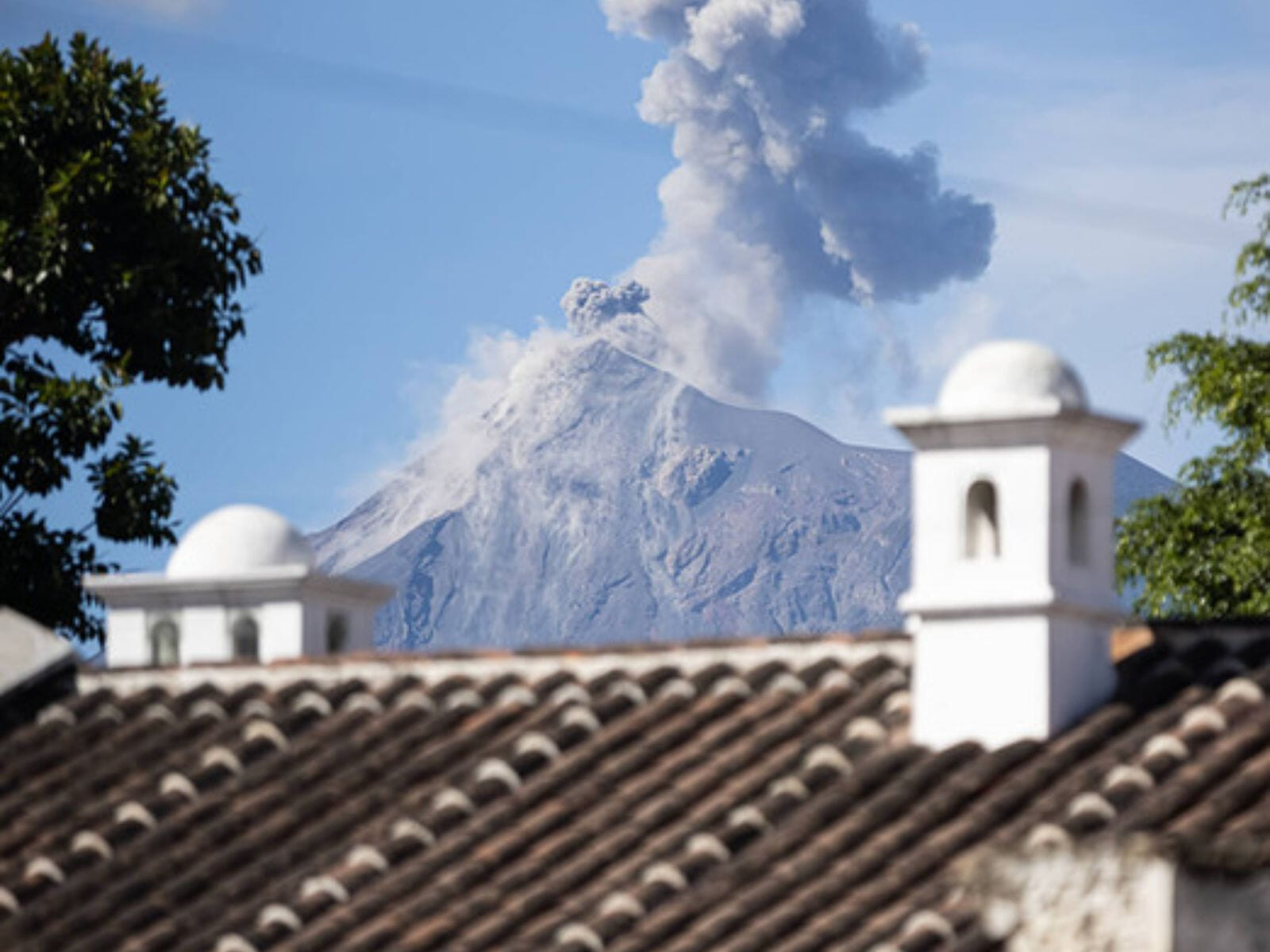 Witness spewing lava