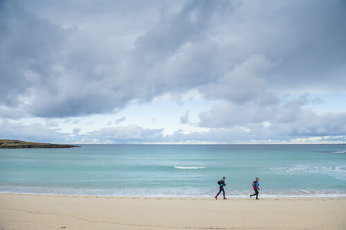 Sea views from start to finish