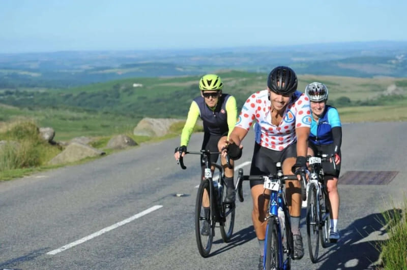 The toughest cycling challenge in the South West! This epic route is against a pace clock. Any rider who falls behind the minimum pace will be required to retire from the event.