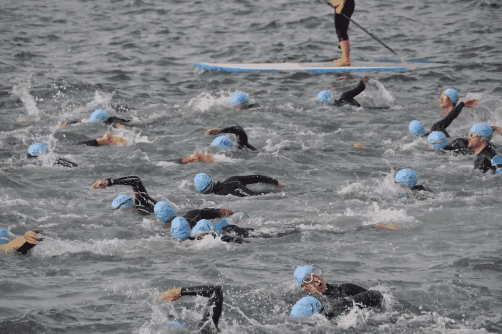 Start with a great sea swim in warm waters then on to the bikes for a closed road and flat bike leg. Finally there's a run with views of the sea. Torre Abbey Sands has excellent water quality.