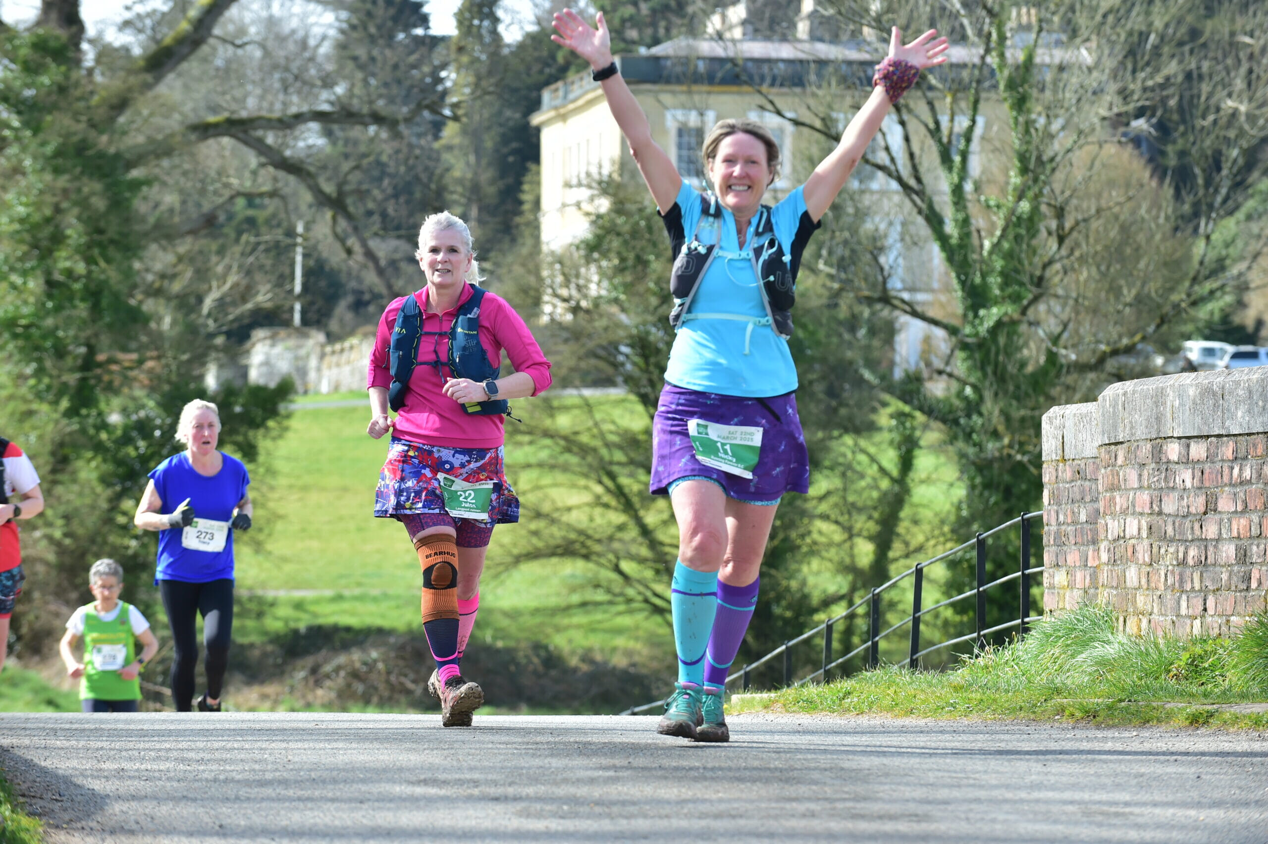 Off-road 10K trail race around the grounds of Escot Park with some tough little climbs along the way. Ideal for runners of all abilities with canicross category too. Medal for every finisher!
