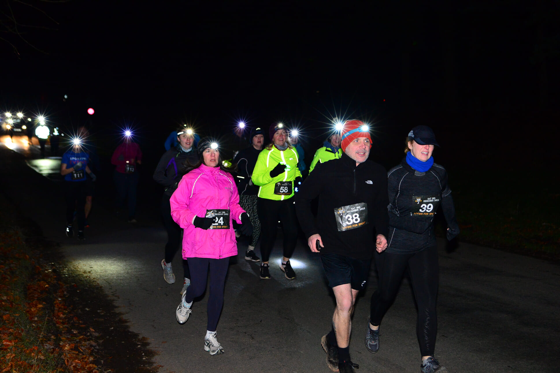 Popular night-time trail race through Haldon Forest with beer, mince pies and medals for finishers! Suitable for a wide range of abilities to experience the thrill of night trail running in safety.