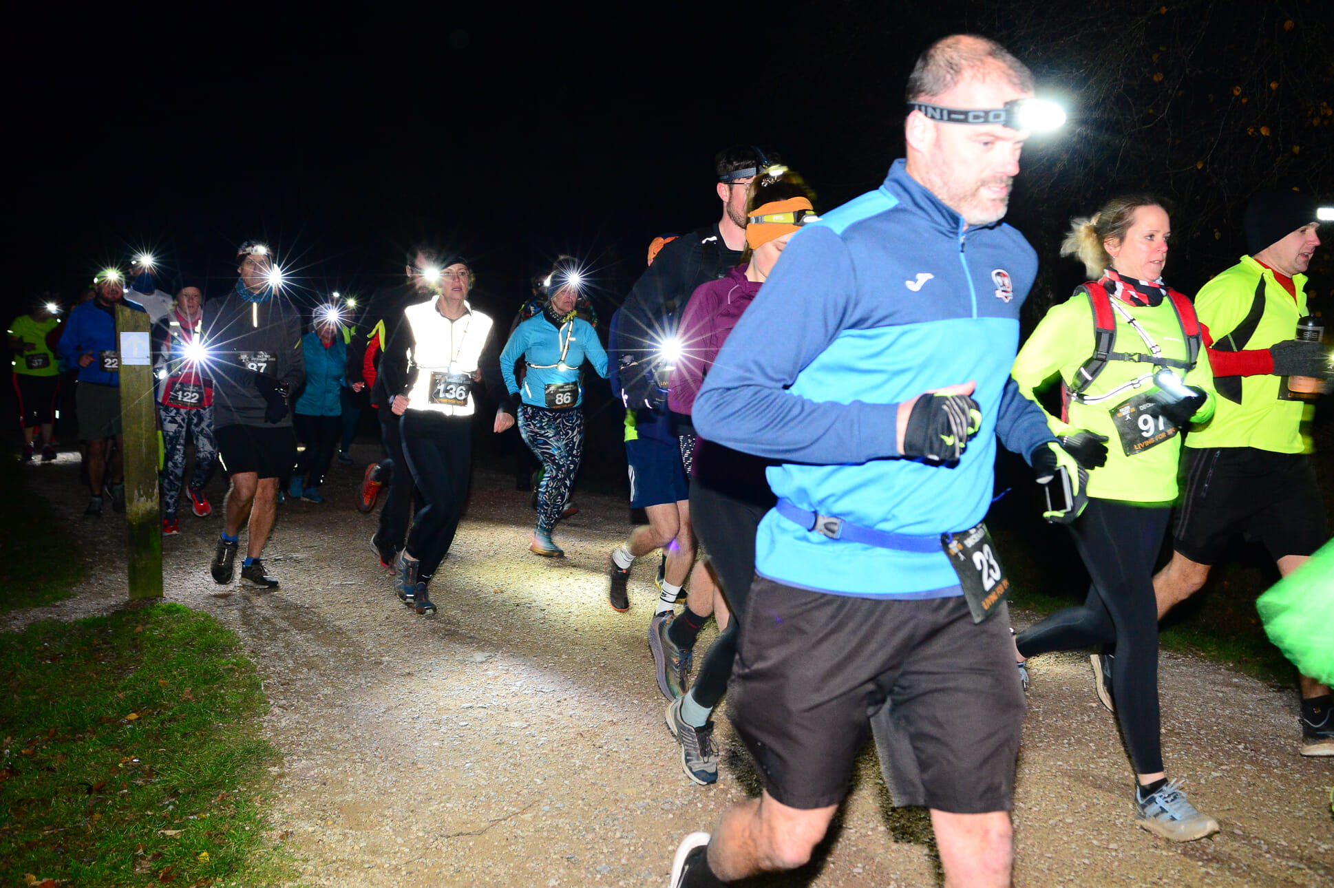 Popular night-time trail races through Haldon Forest with beer, mince pies and medals for finishers! A range of distances to cater for all ages. Fun for all the family with fancy dress awards too.
