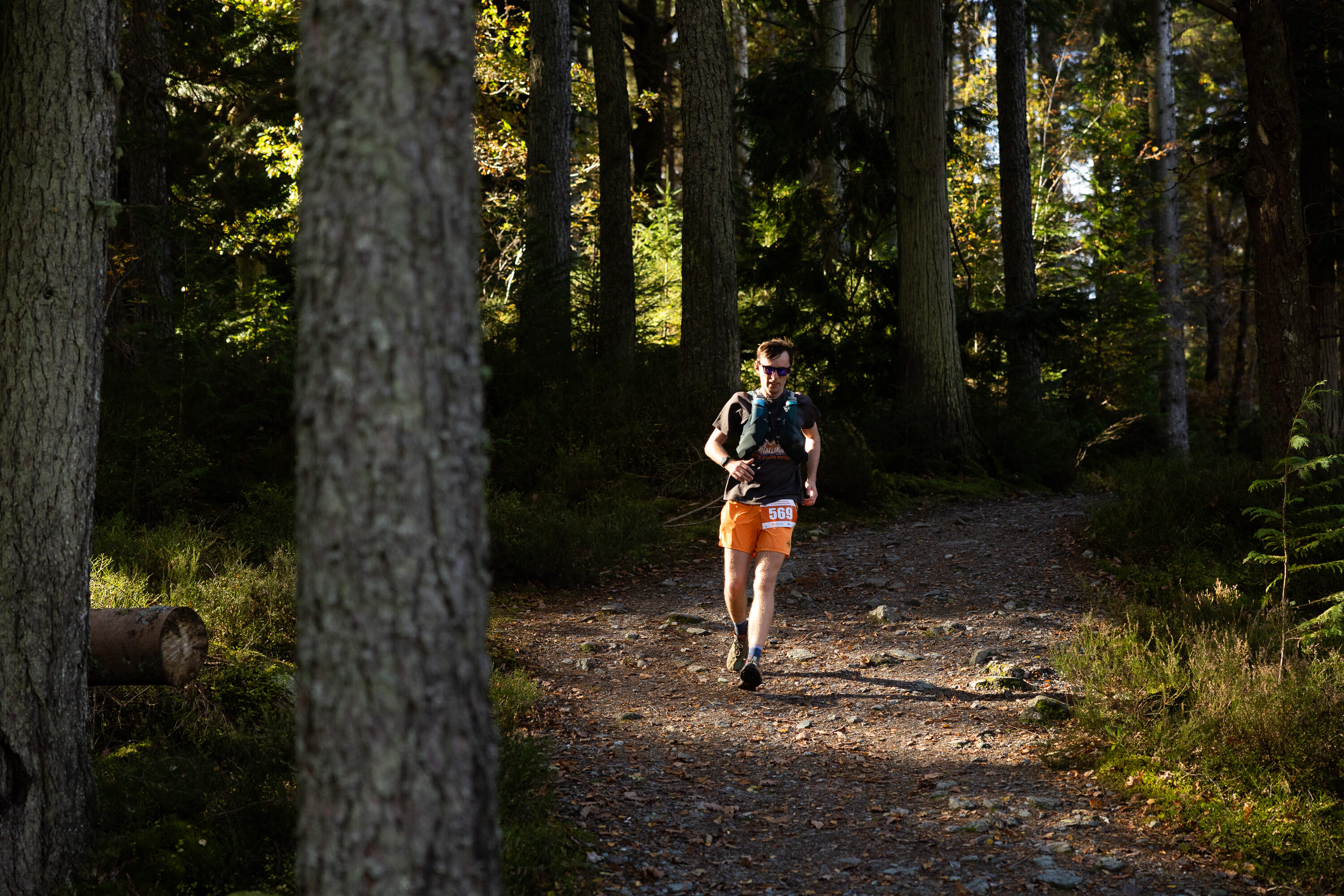 Longest race of the weekend. This half marathon takes in the full estate and some stunning scenes along the way.