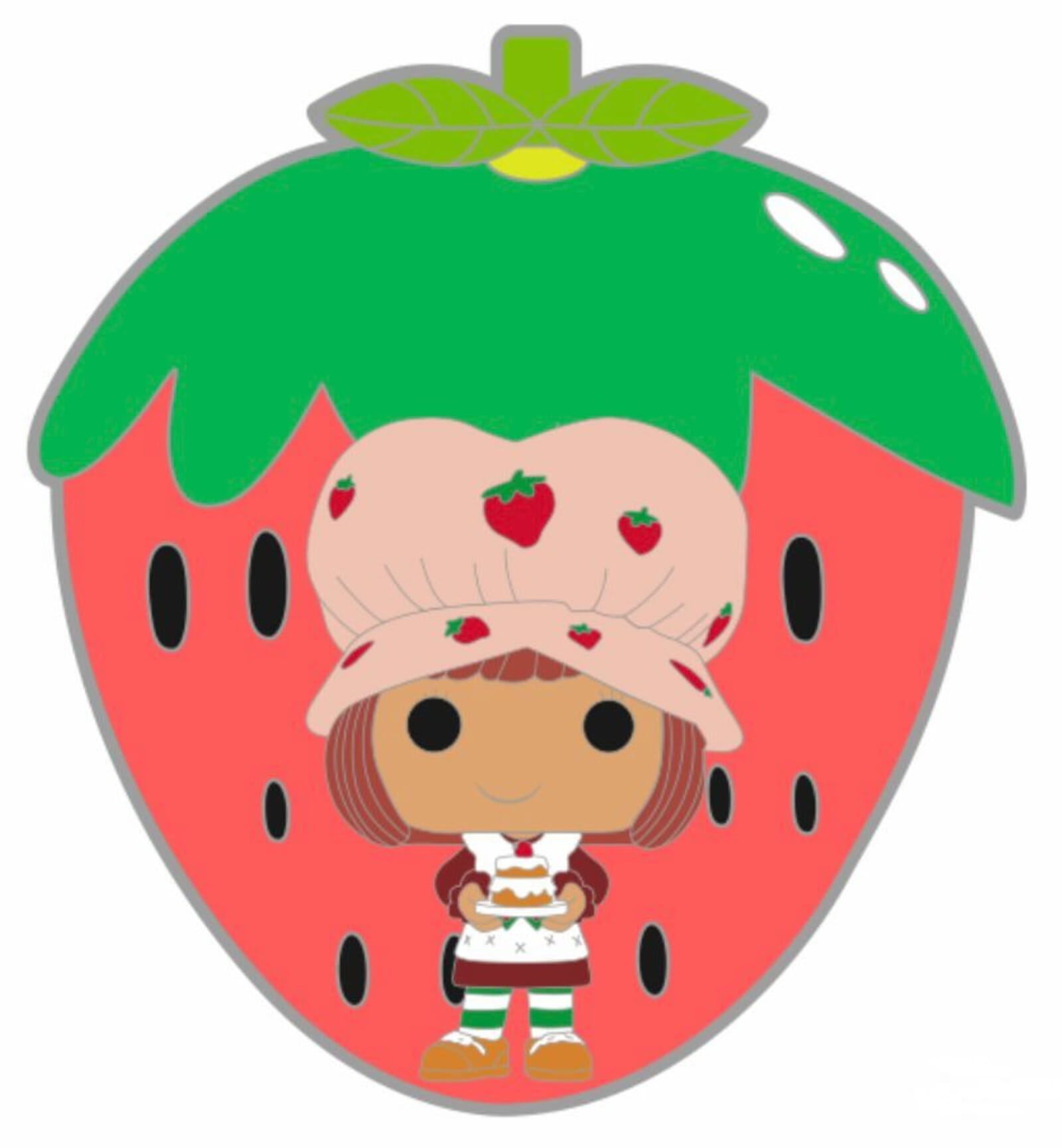 Who remembers the character Strawberry Shortcake and all her adorable friends like Orange Blossom and Lemon Meringue?! Here's your chance for a medal of her!
