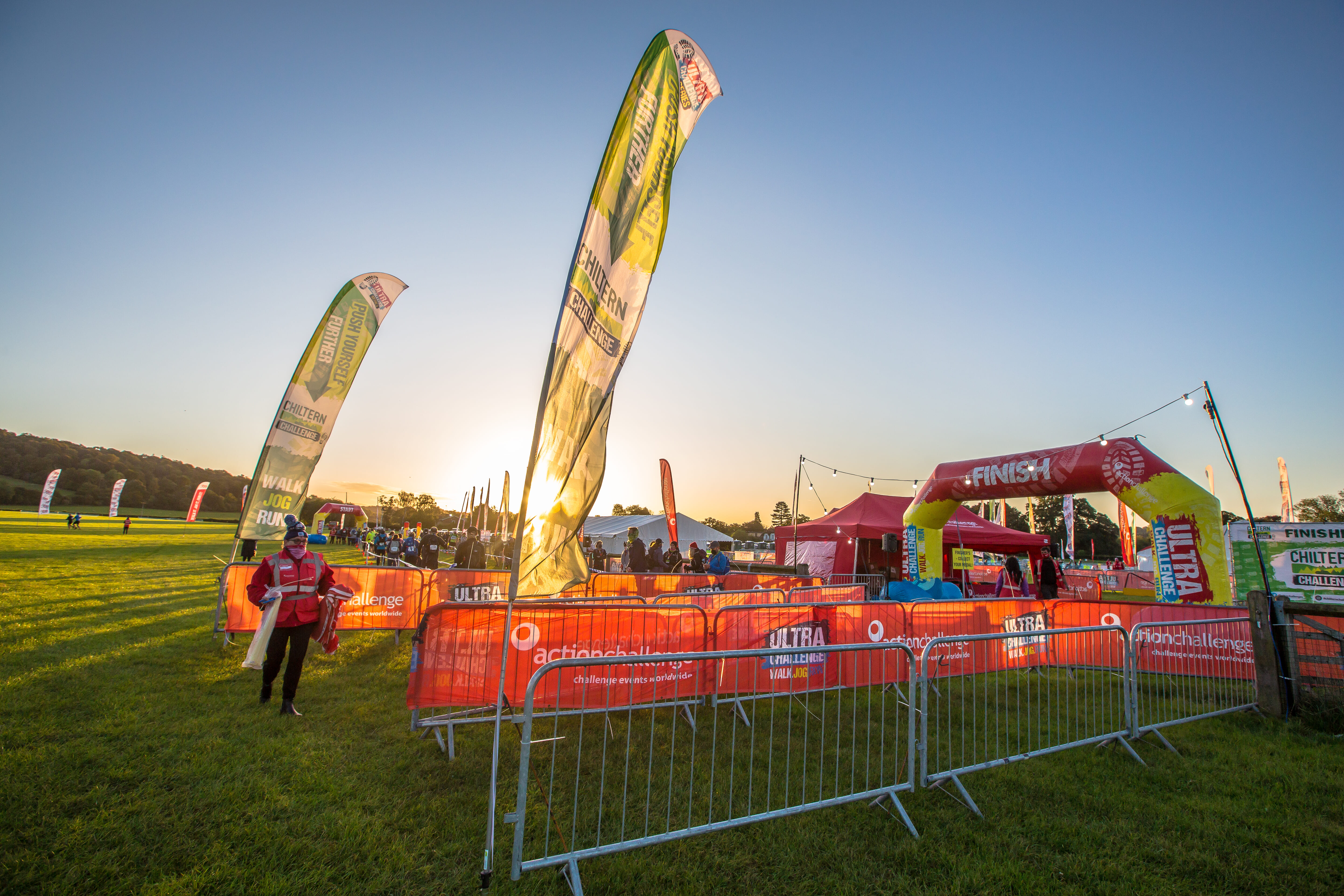 An exciting 25km loop as part of the Chiltern 50 Ultra Challenge from Henley Showground past the River Thames, Greys Court and the pretty Hambleden Village to a celebratory finish!