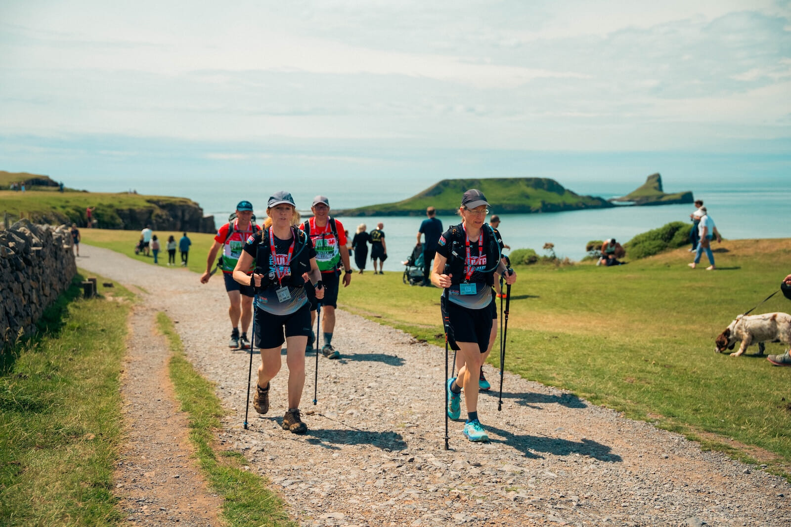 A magnificent challenge from Penrice Castle featuring a figure-of-eight route, Oxwich Bay, the stunning Wales Coast Path, the Gower Way, Mumbles Head, Gowerton and a massive welcome celebration too!