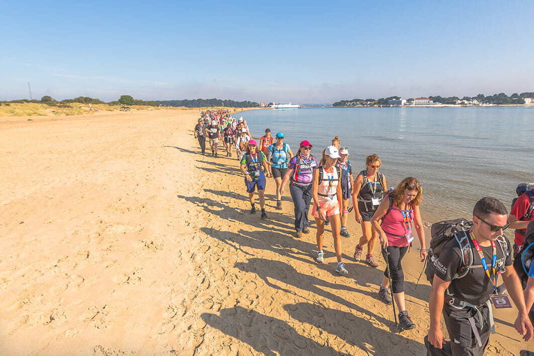 studland beach walkers