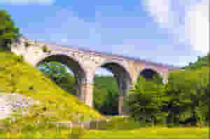 Peak District viaduct
