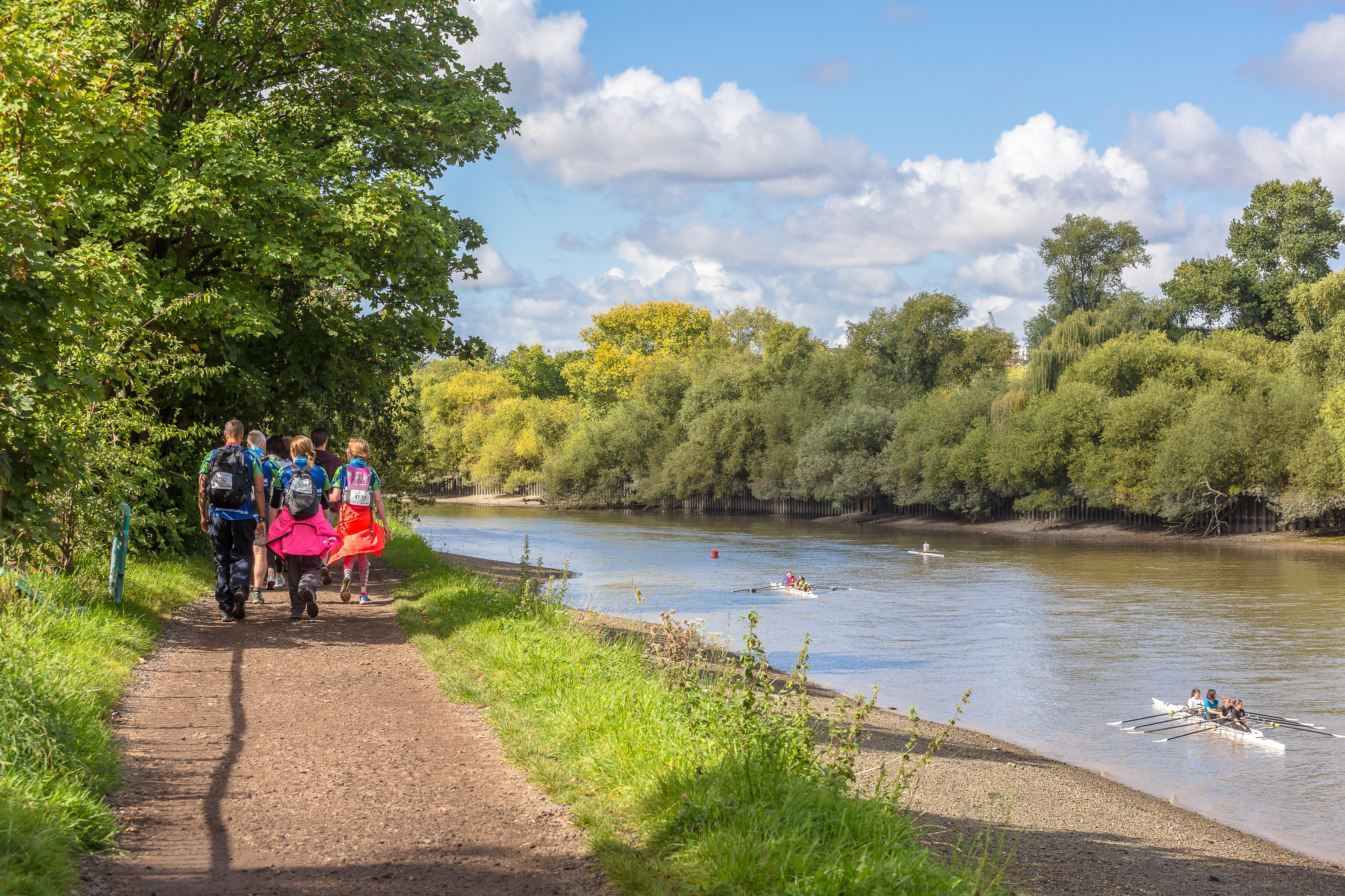 The second half option of the Thames Path Challenge from Runnymede along the meandering river through Cookham to Henley-on-Thames, home of the regatta, to a celebration finish and family BBQ!