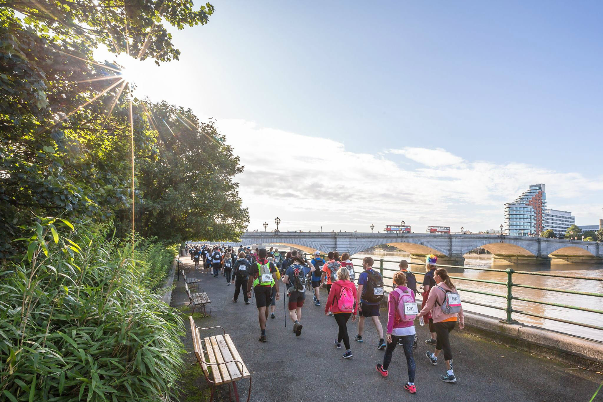 Join 2500 walkers and trek 25km across the capital with unrivalled views of the skyline and landmarks as you zig-zag over 16 historic bridges to a party-style finish line celebration!