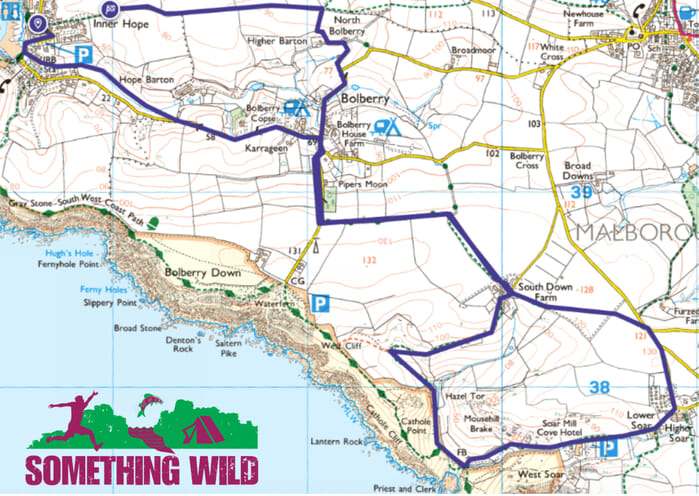 Something Wild Festival trail race route map