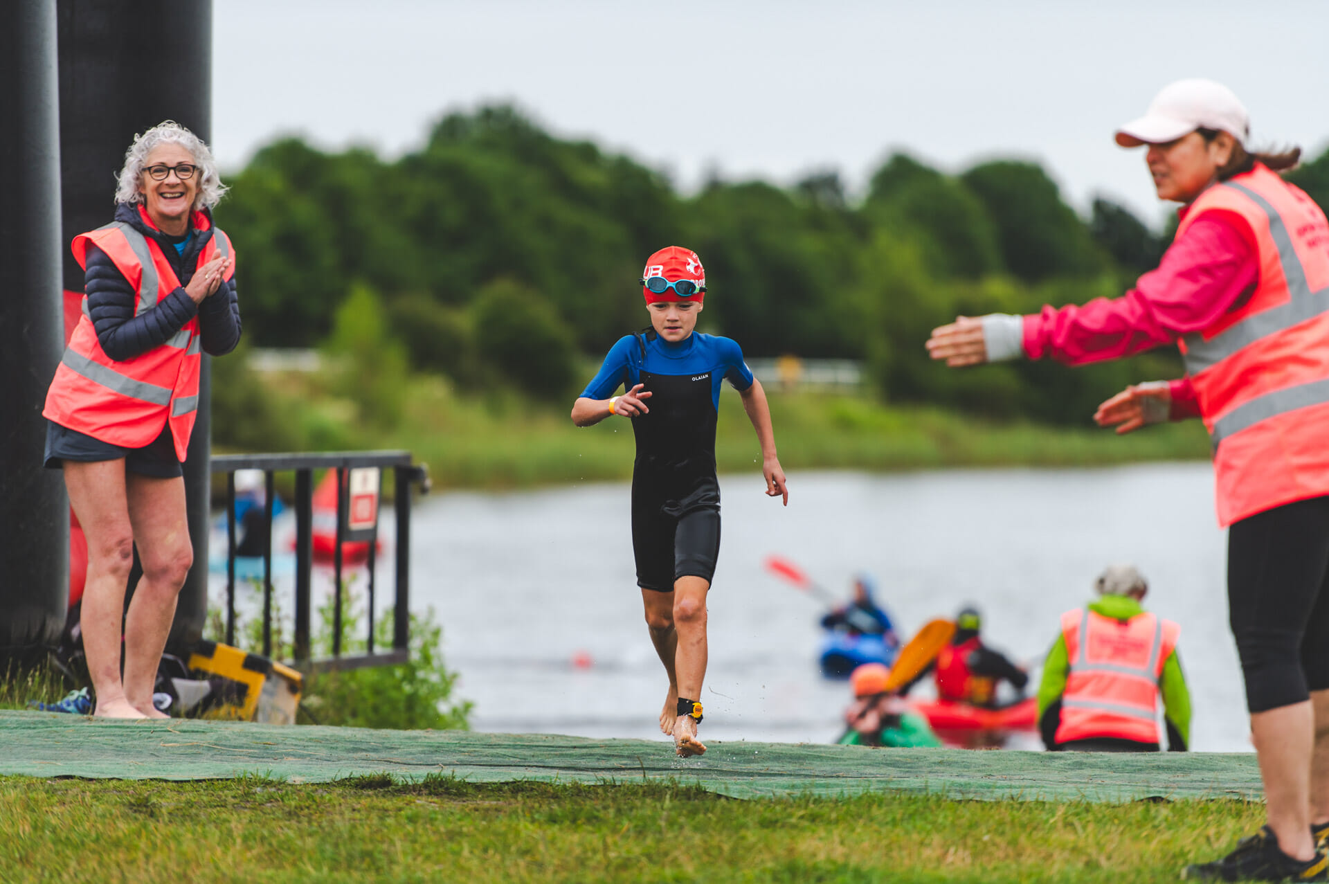 Ripon is unique as the only open-water junior racing in the Yorkshire series! So give your juniors the most exciting triathlon experience this year. Bike and run are traffic-free on grass surface.
