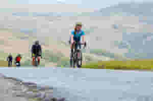 A sportive that starts moderately hilly then ramps up the mountain passes! Features the Back O’Skiddaw, Buttermere and Newlands House Pass. Includes Full Weekend Festival Ticket in the price!