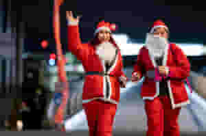 Take on a 4K route packed with interest, wearing a full Santa outfit alongside hundreds of other Santas.