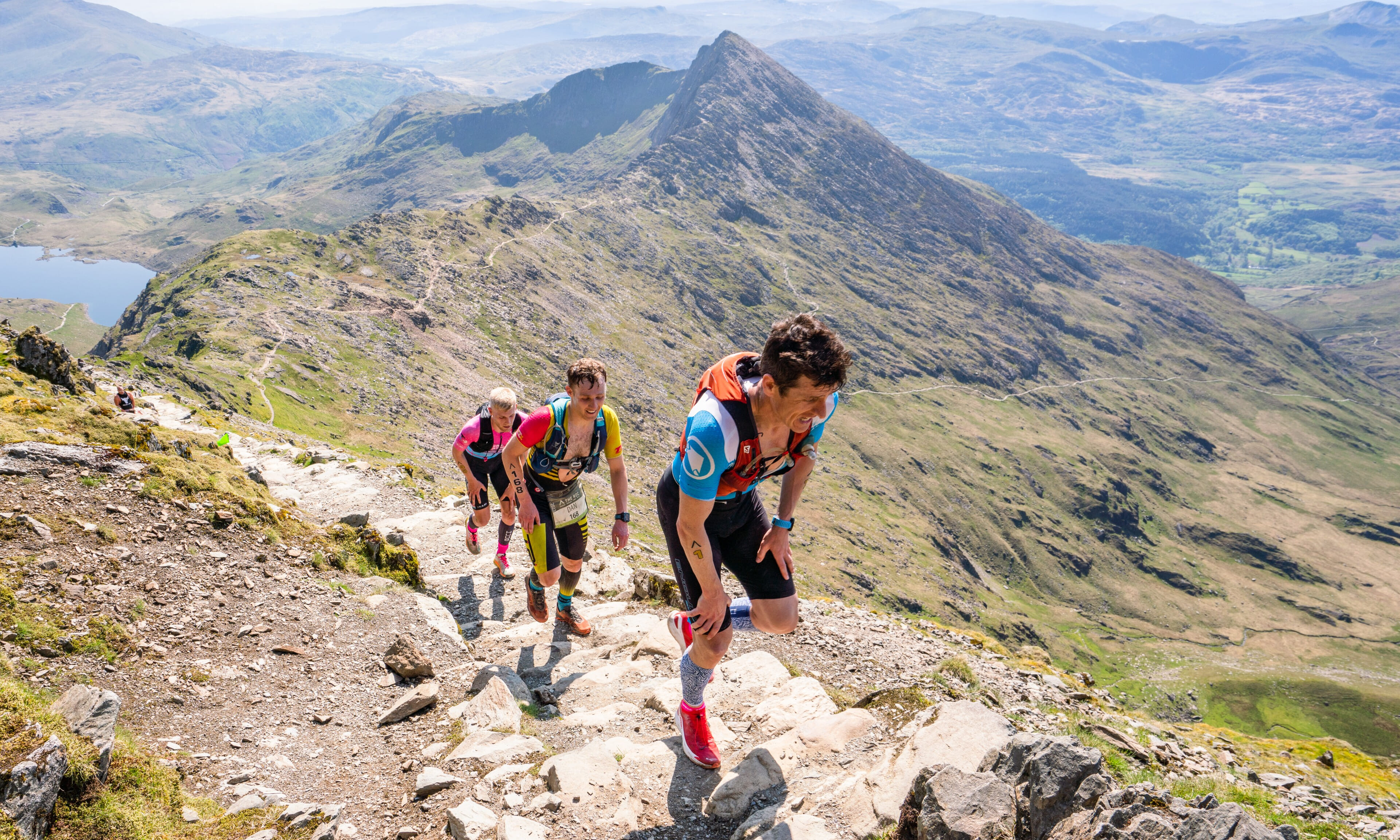 The totally unique ROC format, from Abersoch Bay to the top of Wales’ highest mountain and back. Swim, Bike, Mountain, Bike, Run; THE ROC WALES is triathlon - tough and redefined.