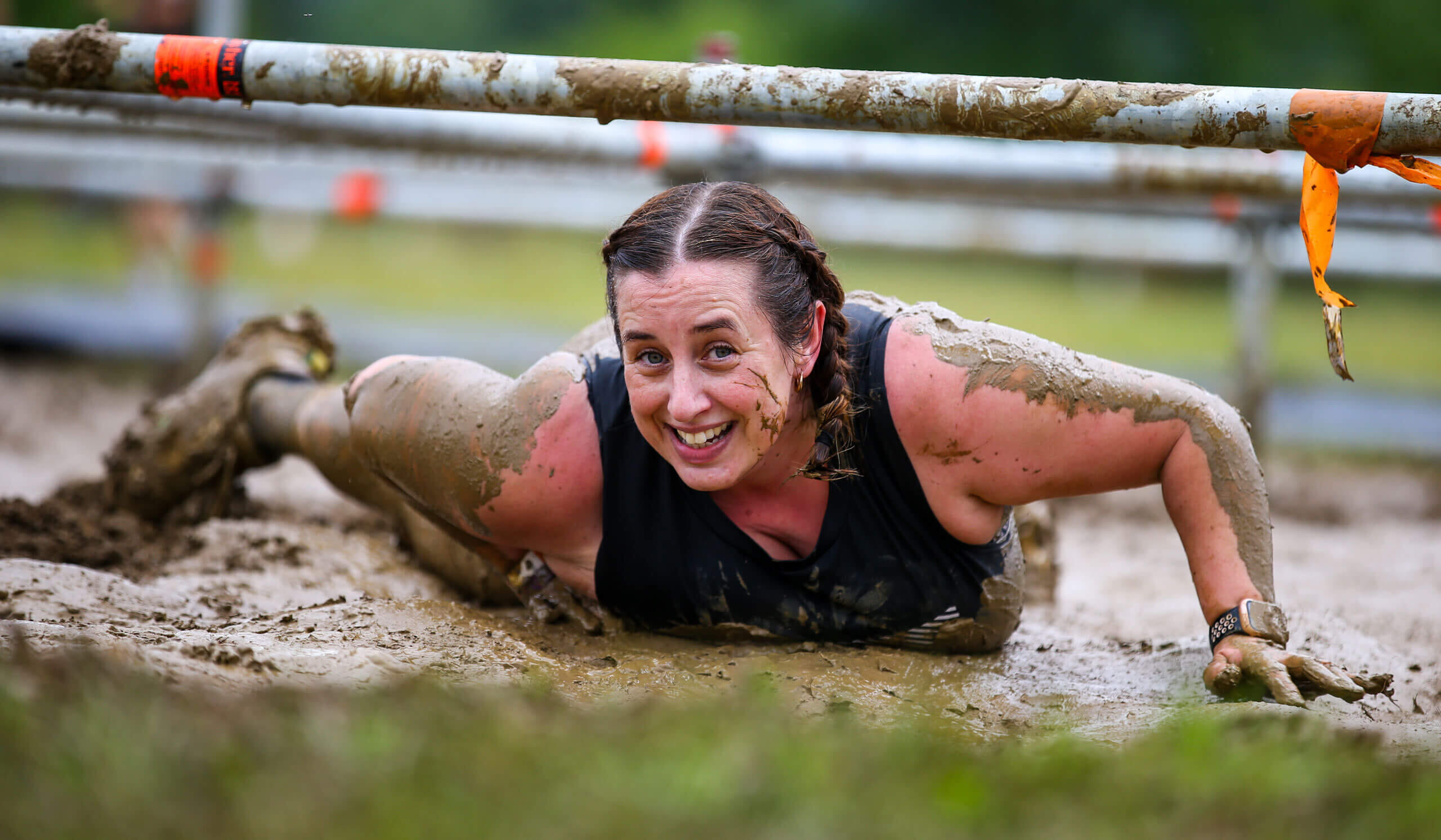 One of the most technically difficult Tough Mudder events where all obstacles are scaled-up, with surprises, extra muddy terrain, killer hills and scenic views of Belvoir Castle too.