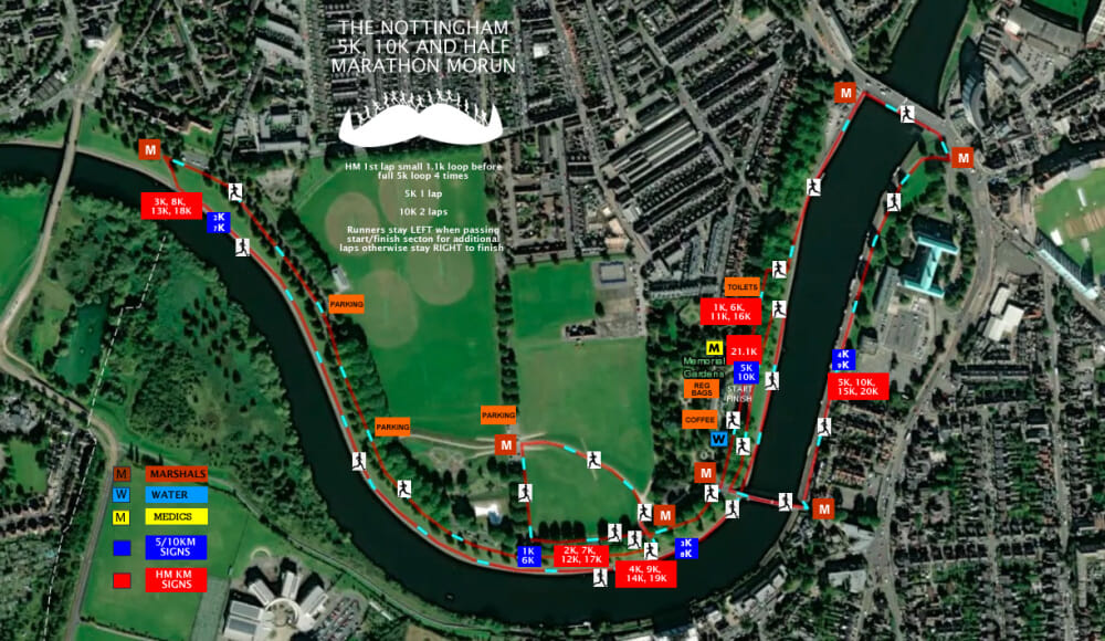 MoRun route map