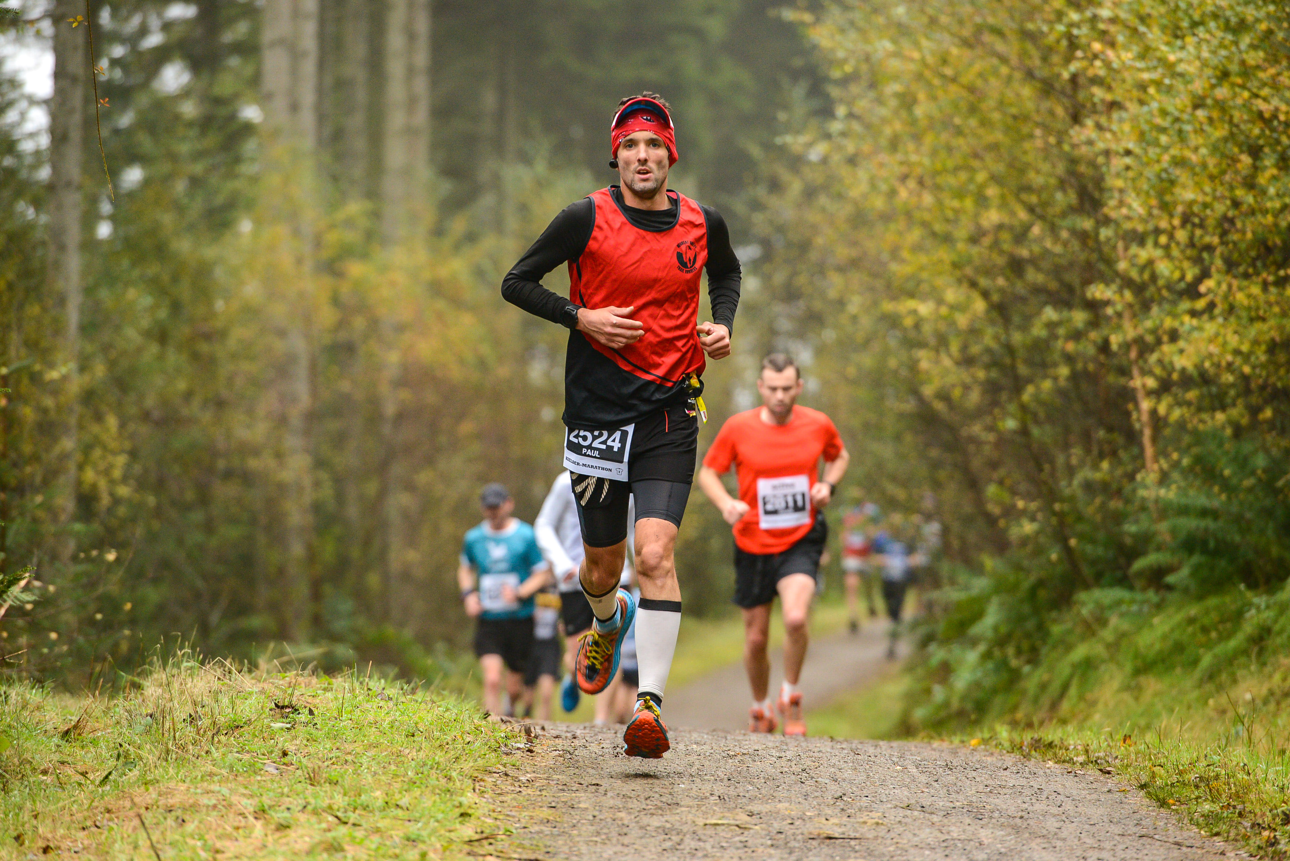 Trail running in Northumbria