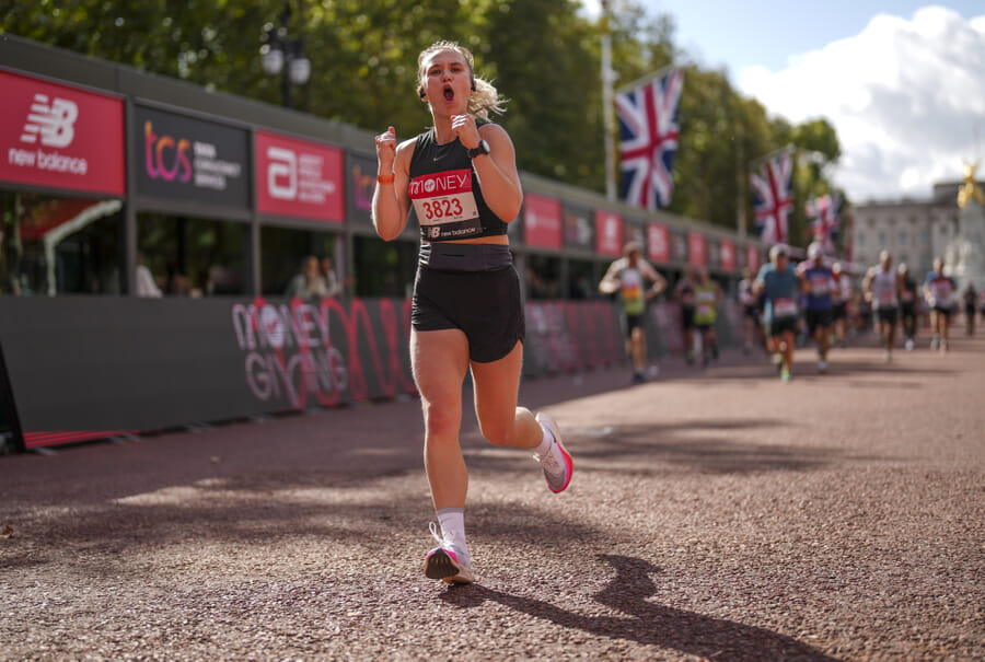 TCS London Marathon finish line