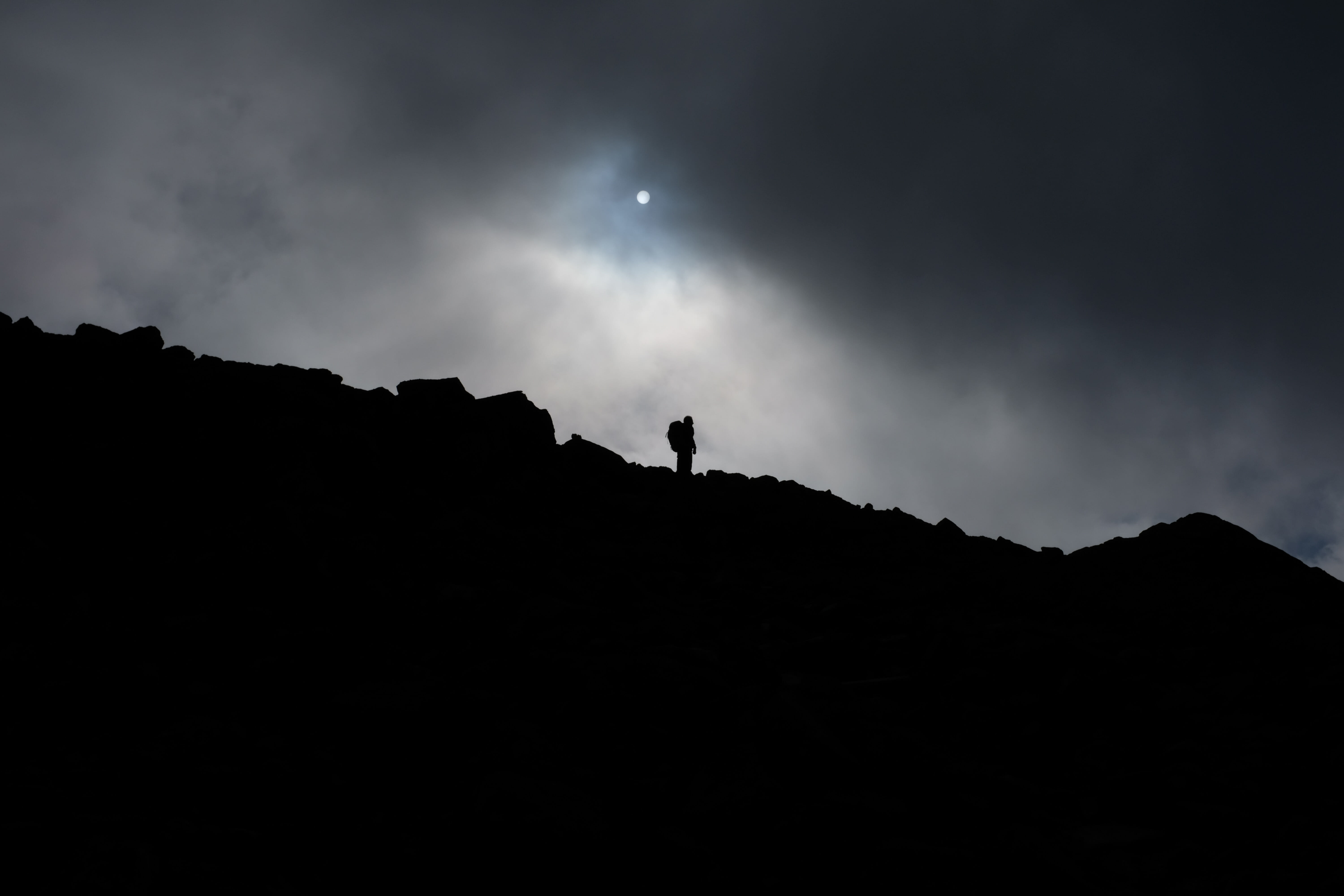 Hiking at night