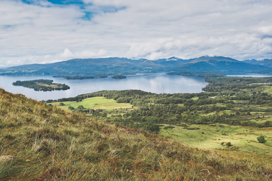 Loch Lomond in Scotland