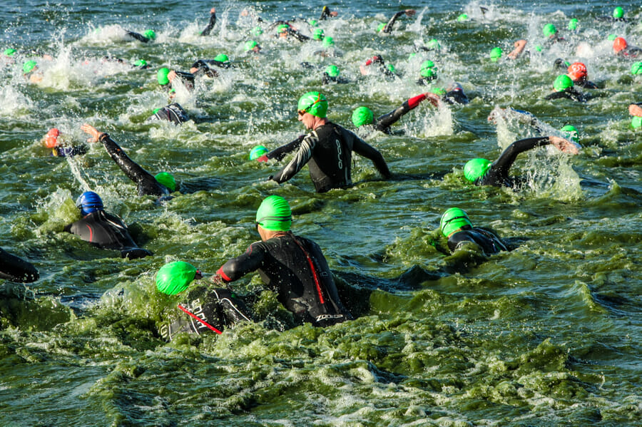 Triathlon swim start