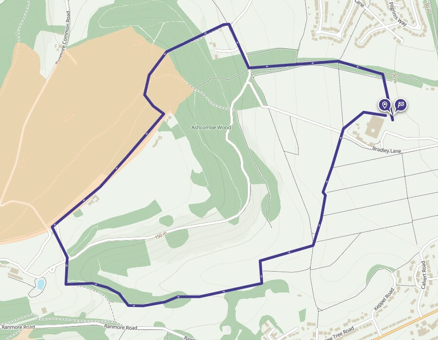 5K map from Ordnance Survey