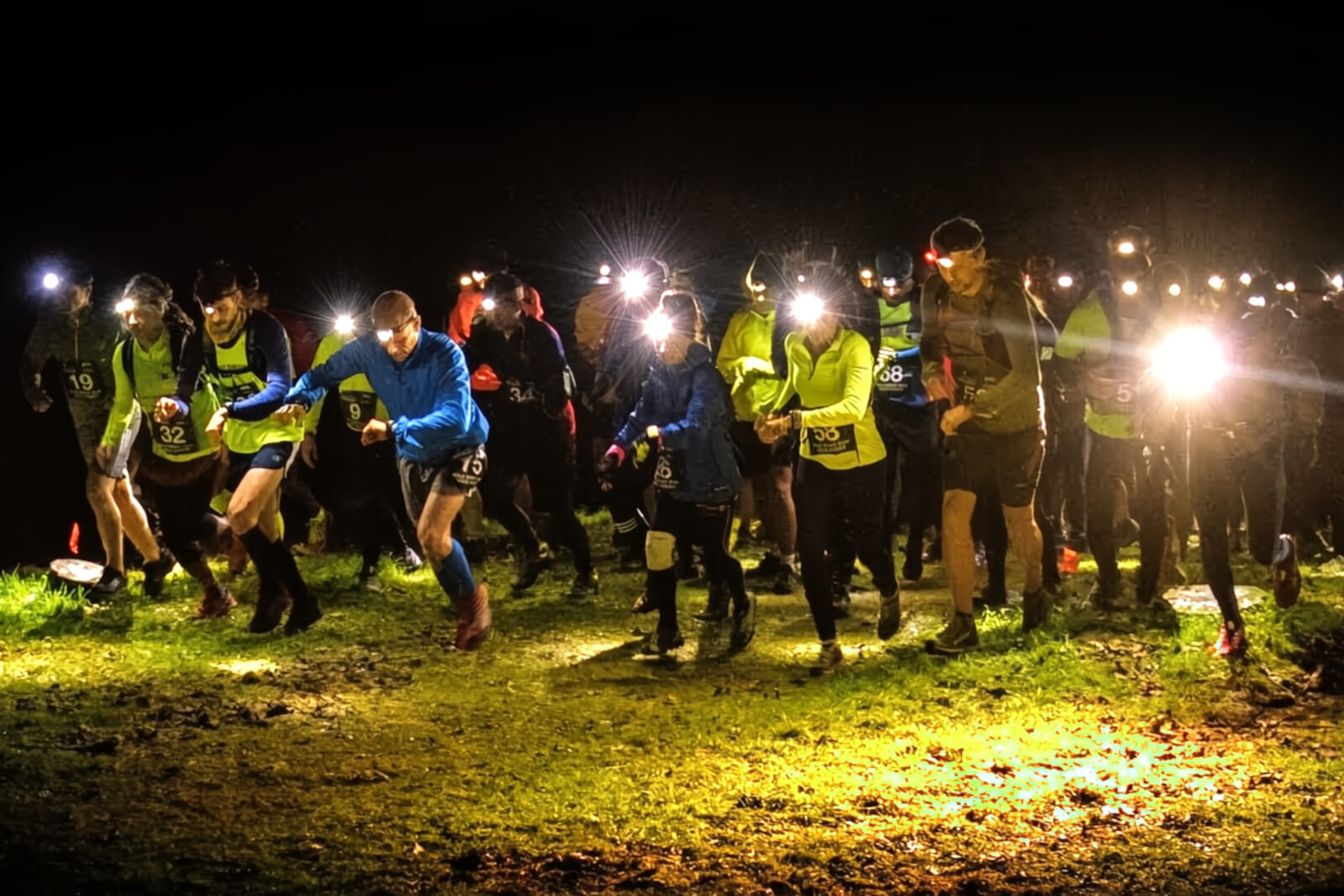 One of the kids' races part of the Burrator Noir night trail and road races with a fantastic atmosphere and top reviews!